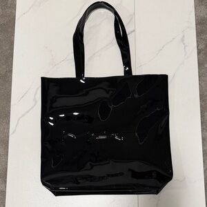 MAC Black Glossy Tote Bag